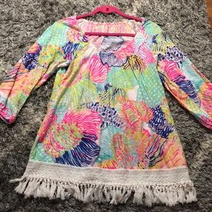 Colorful Lilly Pulitzer top